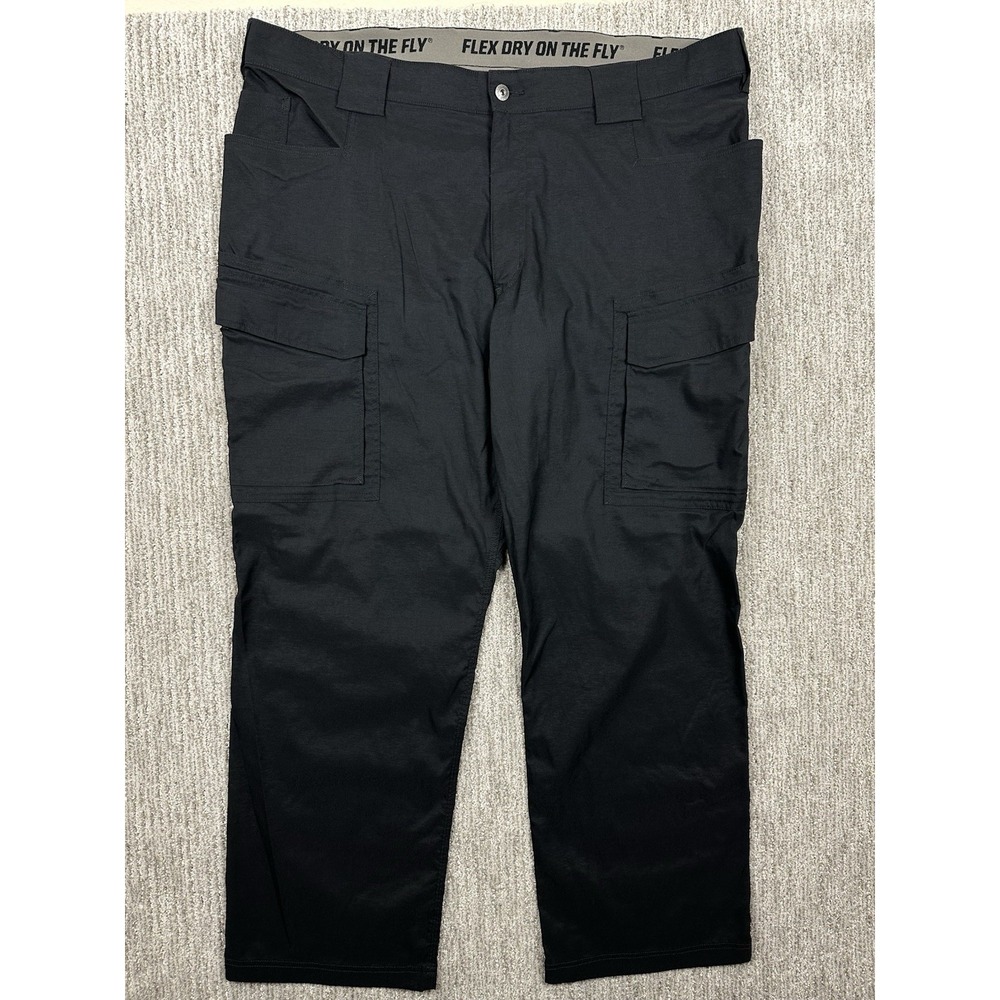 Duluth Trading Co. Flex Dry On The Fly Men's 44 X 32 Black Cargo Pants